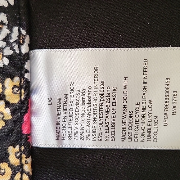 Rafaella Floral Skort Size L - Picture 5 of 8